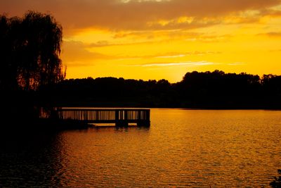Cane Creek Lake at Cane Creek Park near Cookeville, Tennessee, United States.