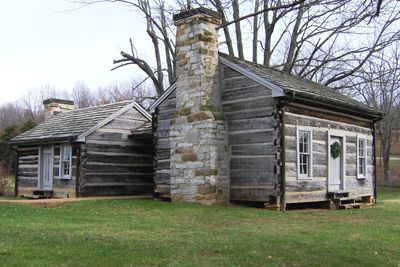 The Cordell Hull birthplace near Byrdstown, Tennessee.