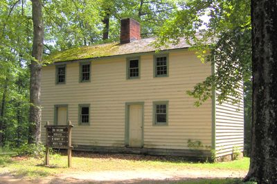 The Moses Fisk House at the entrance to Standing Stone State Forest.